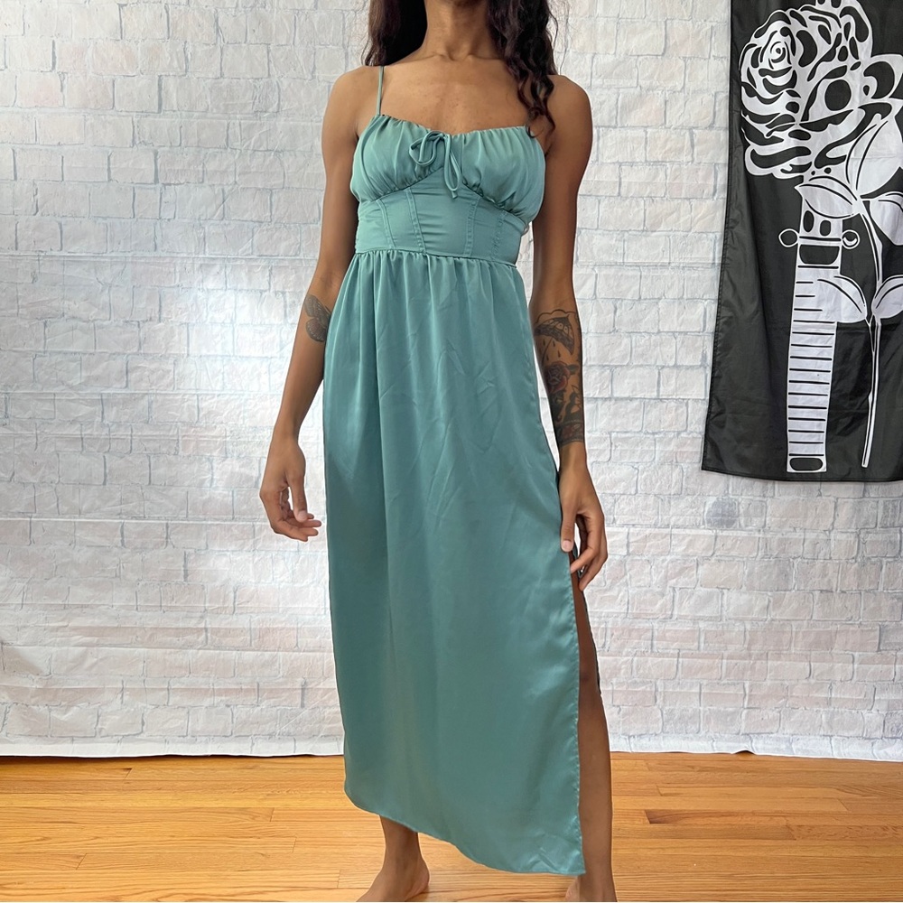 Evolutionary Apparel Satin Dress